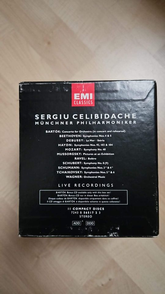 Sergiu Celibidache München Philharmoniker 11 CD in München