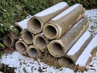 Beton Rohre, eine Seite abgeflacht, DDR Thüringen - Saalfeld (Saale) Vorschau