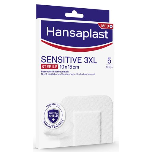 Hansaplast Sensitive 3XL Wundverband, 10cm x 15cm, 7 Pack in Minden