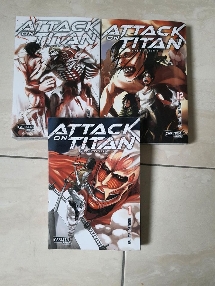 Attack on The Titan Mangas Bücher Deutsch  in Geiselhöring