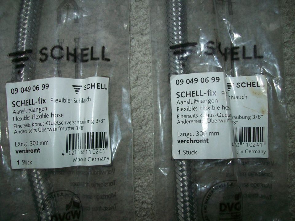 2x Schell Flex-Armaturen-Verbindungsschläuche +2xCONTEC NEU in Schülldorf