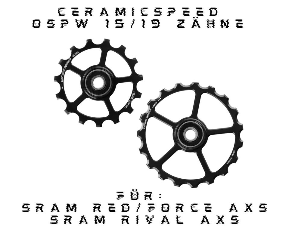 CeramicSpeed Oversized Pulley Wheels OSPW Sram Red/Force AXS in Köln