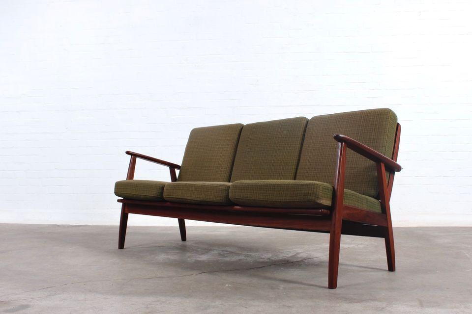 Vintage Teak 3er Sofa Danish Mid Century Design 50er 60er in Uslar