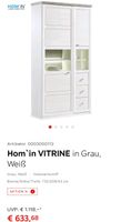 Vitrine weiß Wohnen Wohnzimmer Holzoptik Baden-Württemberg - Pforzheim Vorschau