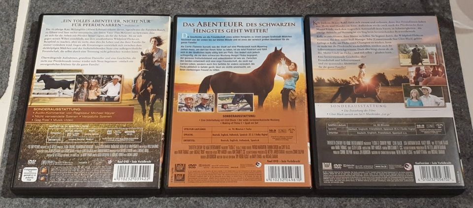 Pferdefilm / DVD-Collection "Flicka", 1 - 3 (275 Min. Laufzeit) in Schieder-Schwalenberg