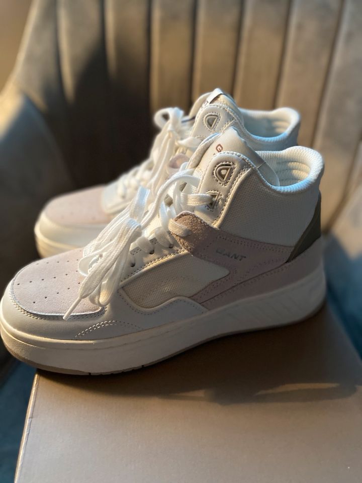 GANT Sneaker high „Yinsy“ weiß, beige, rosa -Gr. 38- NEU OVP in Marl