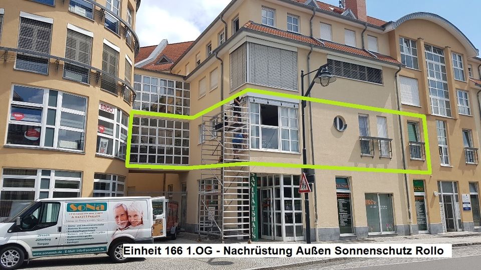 Großzügige 4,5 Zimmer Wohnung mit Glasveranda im Zentrum Torgau in Torgau