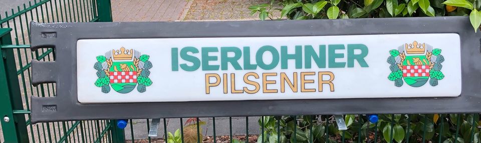 Thekenbeleuchtung „Iserlohner Pilsener“ zu verkaufen. in Recklinghausen