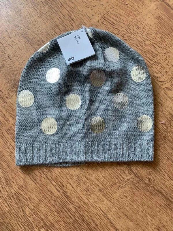 Neu Strick-Set Mütze Schal für Mädchen 3-5 Jahre grau blau in Kirchheimbolanden