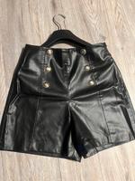 Zara Ledershorts Schwarz Gr. S Blumenthal - Lüssum-Bockhorn Vorschau