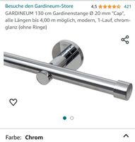 Gardinenstange / Vorhangstange 130cm Chrom München - Schwabing-Freimann Vorschau