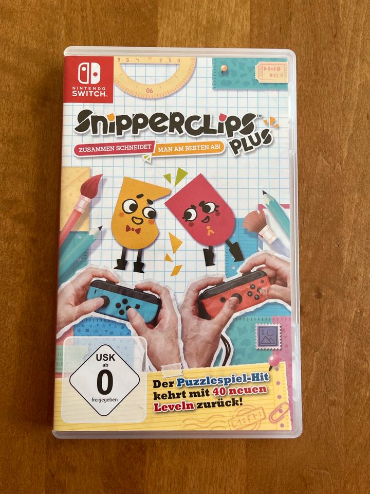 Nintendo Switch Spiel Snipperclips Plus, OVP, CIB in Lehrte