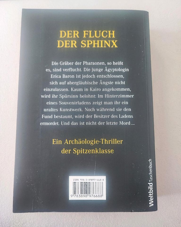 Der Fluch der Sphinx - Robin Cook - Roman in Hamburg