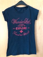 T-Shirt Wanderlust Explore S Blau Bayern - Pettendorf Vorschau