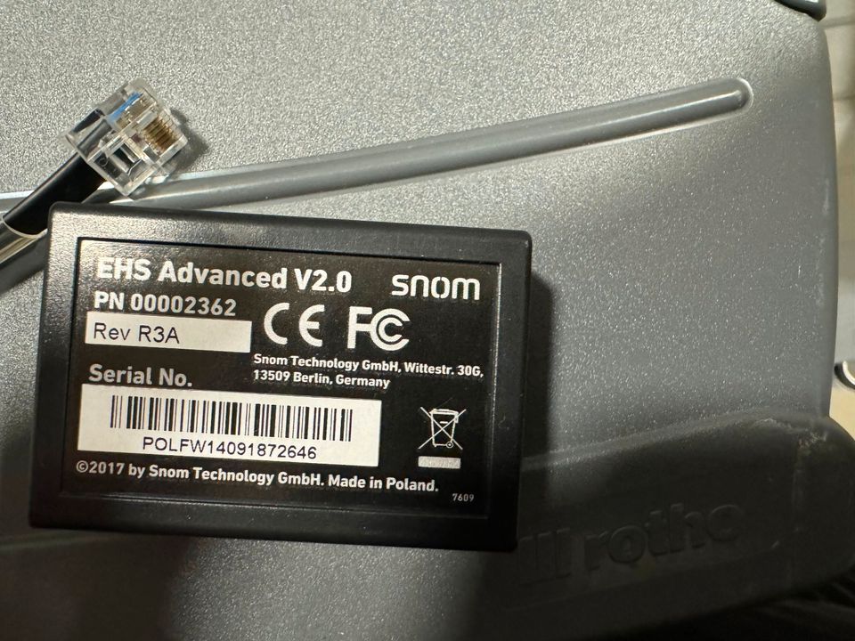 Snom EHS Adapter Advanced V2.0 11 Stück in Gießen