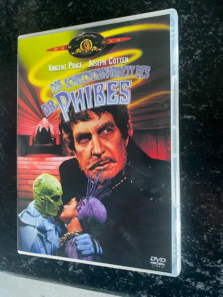 DVD: DAS SCHRECKENSKABINETT DES DR. PHIBES (Vincent Price) in Bochum