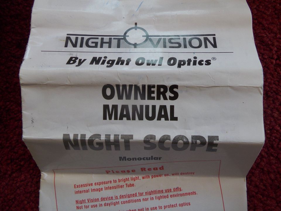 Night Owl Optics  Night Scope  Night Vision   Nachtsichtgerät in Alveslohe