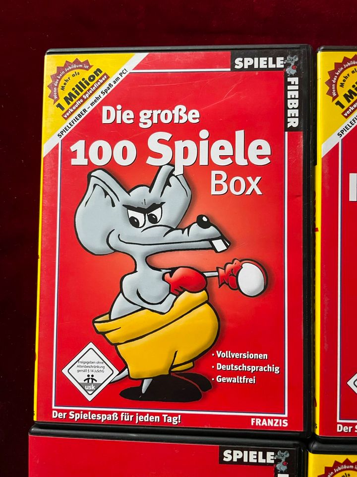 Franzis Die große 100 Spiele-Box Denk- und Knobelspiele Tetrix PC in Lübz