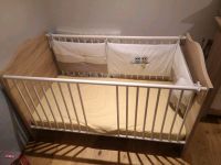 Baby,Kinderzimmer Bett+Schubladenkommode+Wickelaufsatz+Wandpanel Bayern - Triftern Vorschau