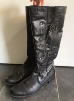 Stiefel Longo Leder schwarz Gr. 38 Nordrhein-Westfalen - Minden Vorschau