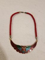 Kunstvolle Eulen Schmetterling Halskette Kollier Köln - Rodenkirchen Vorschau