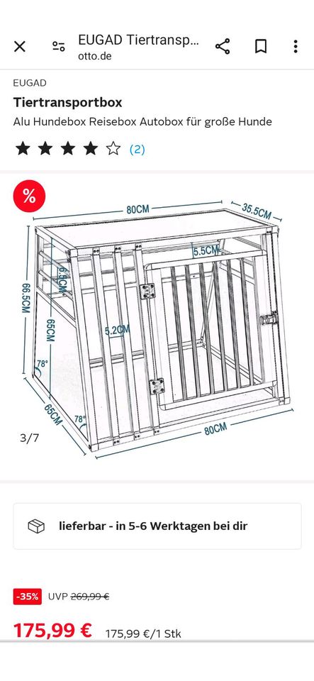 Tiertransportbox in Reinbek