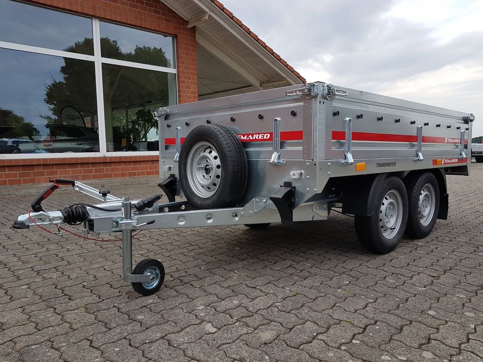 Temared Transporter 2515/2 C 1,5t 1.500kg Hochlader Anhänger in Lüdersfeld