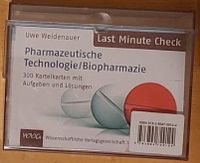 Lernkarten Pharmazeutische Technologie / Biopharmazie Baden-Württemberg - Gundelfingen Vorschau