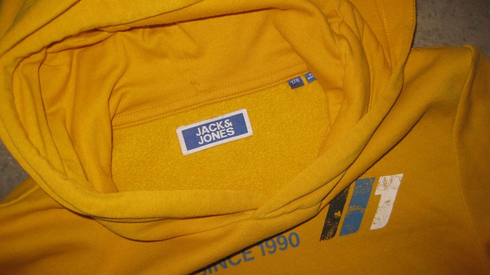 Hoodie_Pullover_Kapuze_gelb * Jack & Jones * 176 in Gifhorn