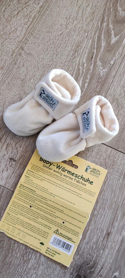 Bio Baby Wärmeschuhe Grünspecht in Reichling