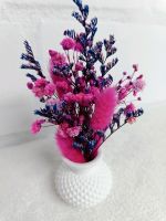 Trockenblumenstrauß lila-pink Niedersachsen - Jork Vorschau