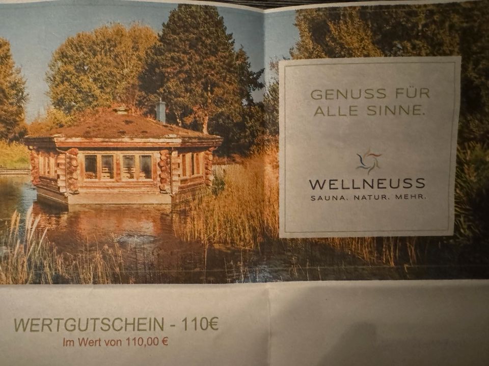 Gutschein Wellness - Wellneuss in Grevenbroich