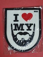 Patches,Patch,Klett Abzeichen, I love my beard weiss/schwarz Nordrhein-Westfalen - Recklinghausen Vorschau