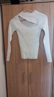 Pullover mit Cut-Out Größe S in weiß von Shein Dresden - Coschütz/Gittersee Vorschau