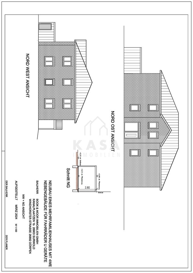 Neubau Erdgeschosswohnung in zentraler Lage von Dörpen! in Dörpen