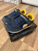 Skechers Sneaker Gr.24, blau/gelb, gewaschene Optik Hessen - Glauburg Vorschau