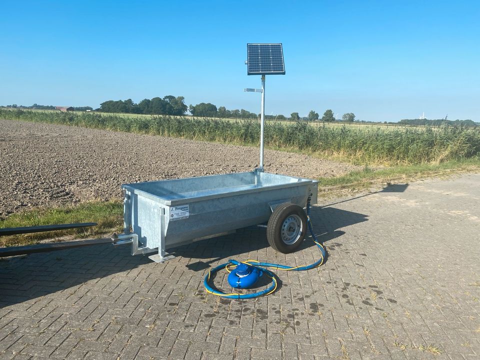 Solartränke Weidetränke Solar  Solarweidetränke 600l Mobil in Dornum