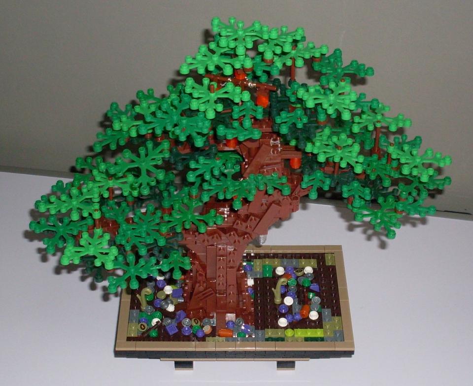 Lego, Bonsai Baum, Eigenbau, mit LED Lichter (Batteriebetrieben), in Wackersberg