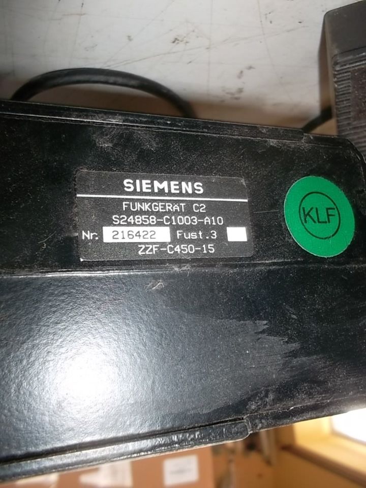 Siemens Autotelefon Funkgeräte C2 Oldtimer Vintage in Roth b Hamm