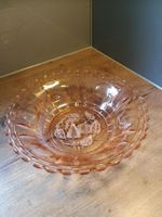 Rosalin Rosa Glas Art Déco Schale Pressglas Glasschale Obstschale Niedersachsen - Lemwerder Vorschau