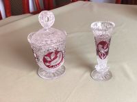 Kristall Bonbonière mit Deckel + Vase ||| Red Bird Hofbauer Saarland - Spiesen-Elversberg Vorschau