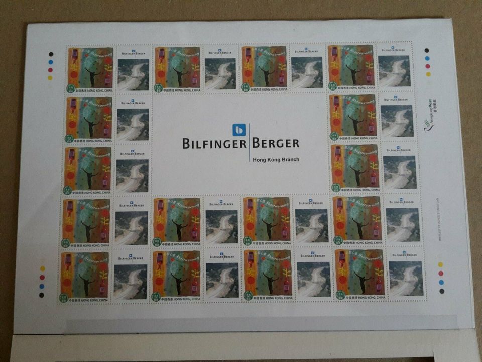 Briefmarke Hong Kong China Bogen  2003 Heartwarming Sonderausgabe in München