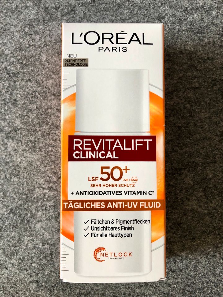 L' OREAL REVITALIFT * Tägliches ANTI-UV Fluid * 50 ml LSF 50+ NEU in Seelze