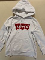 Levis Hoodie, weiß, Größe XS, Aufdruck Levis in rot Nordrhein-Westfalen - Marl Vorschau