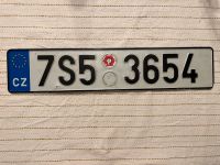 Kennzeichen Nummernschild Tschechien Thüringen - Erfurt Vorschau