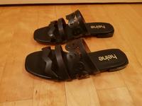 Damen Sommer Sandalen Sandaletten Pantoletten Slipper Leder Heine Nordrhein-Westfalen - Castrop-Rauxel Vorschau