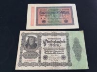 Zwei Reichsbank Banknoten 1922 / 1923 zwanzig / f. Tausend Mark Kiel - Steenbek-Projensdorf Vorschau