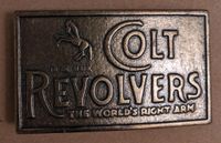 Belt Buckle Colt Revolvers "The world's right arm" Gürtelschnalle Kreis Pinneberg - Pinneberg Vorschau