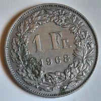 Eine Münze aus Silber 1 Schweizer Franken jahr 1968 Köln - Porz Vorschau