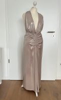 Midikleid aus metallic Stoff Zara Größe L rückenfrei Hessen - Sulzbach Vorschau